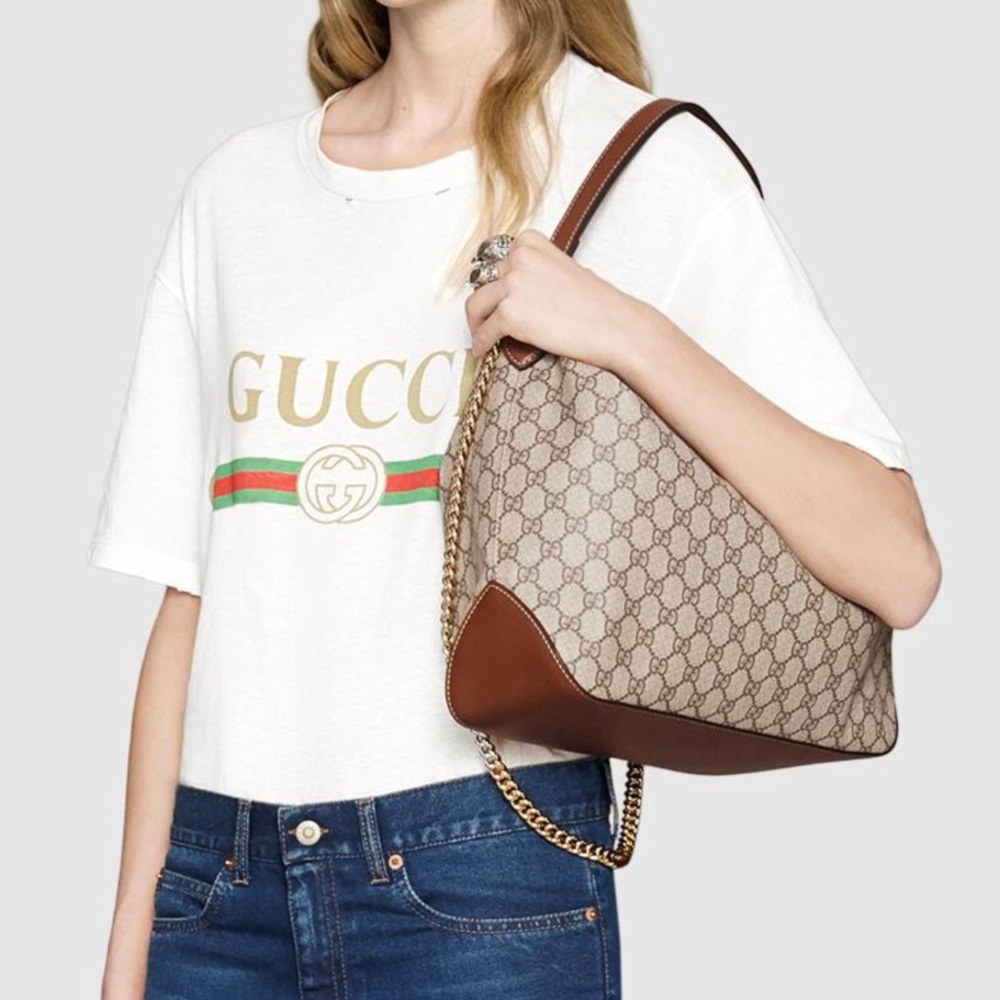 🎉SOLD‼️NWT Gucci GG Supreme Large Hobo - Picture 10 of 10
